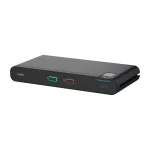 Belkin IsoClave Red/Black Secure KVM Switch 2-Port Dual Head