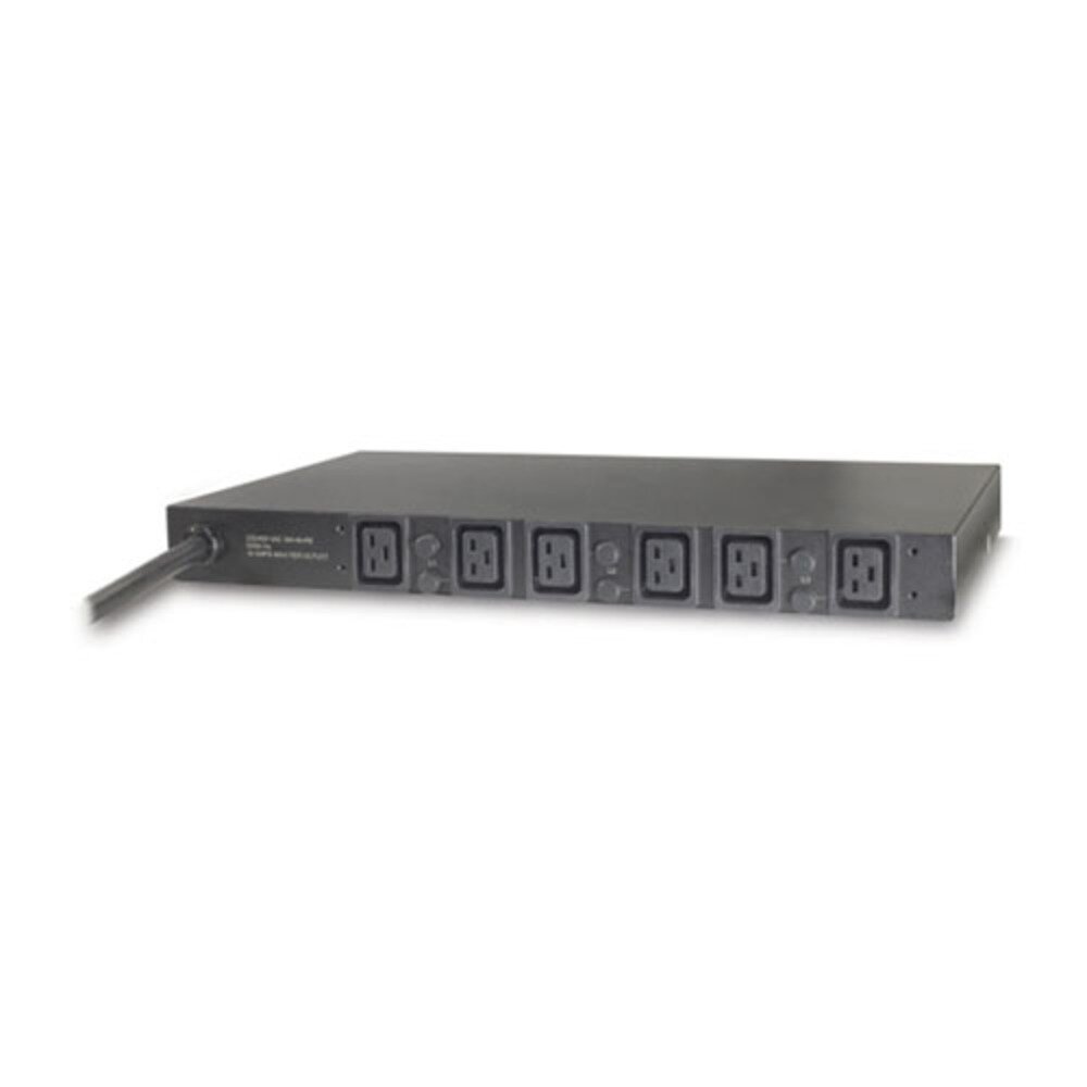 APC Rack PDU Basic 1U 22kW 6 C19 Outlets 400V 3Phase AP7526 Basic PDUs