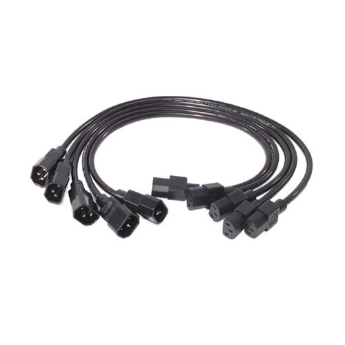 APC Power Cord Kit with 5 C13 to C14 Leads 0.6m Server Room Environments