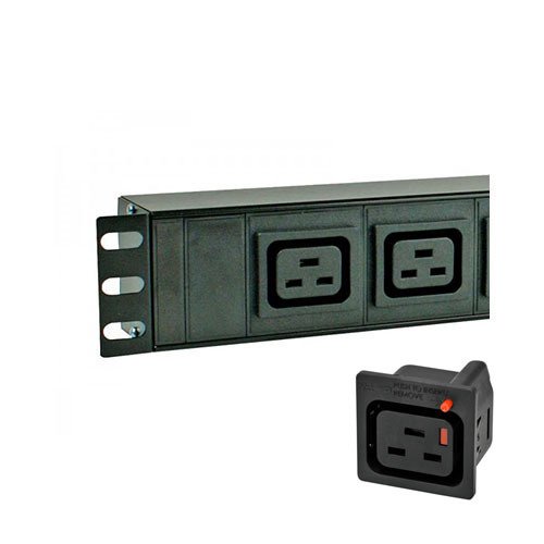 Basic PDU 4 C19 Locking Outlets 13A 230V Input | Basic PDUs