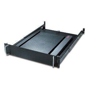 APC NetShelter Sliding Shelf 100lbs 45.5kg Black | AR8127BLK | Server ...