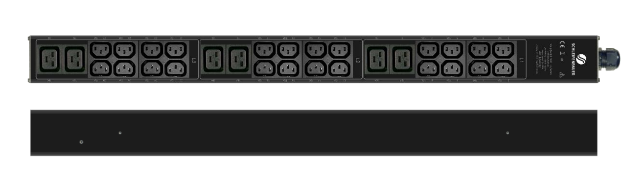 Schleifenbauer Basic 0U Vertical rPDU Three Phase 16A Input with 24 C13 ...