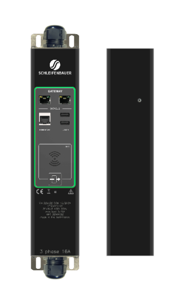 Schleifenbauer Intelligent 0U Vertical rPDU Three Phase 16A Inline ...