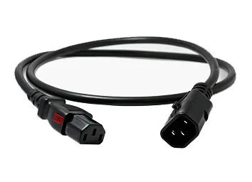 Enlogic Locking Power Cord Kits Black C13-C14 Sockets 1.2m