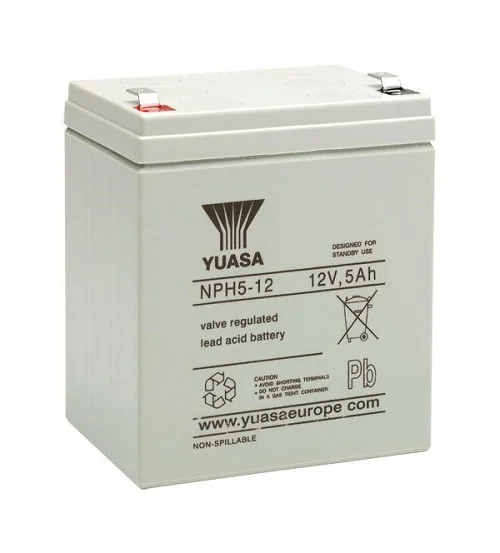 Yuasa NPH5-12 5Ah 12V Battery