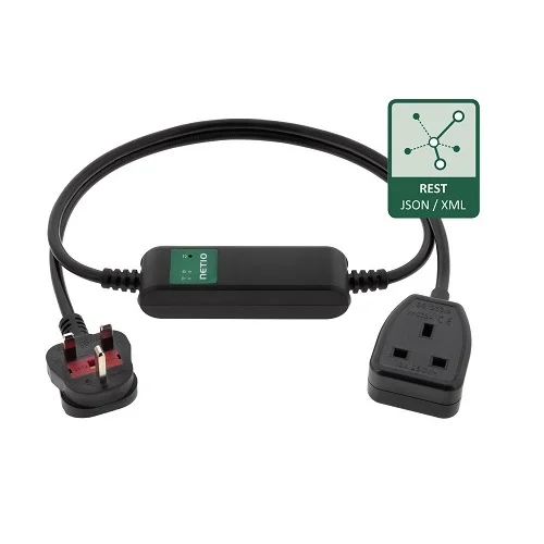 Netio PowerCable Rest 101G Wi-Fi Remote Power Switches UK BS1363 Plug and Socket