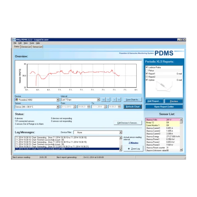 HWG PDMS Data Collection Software (LAN/GSM)