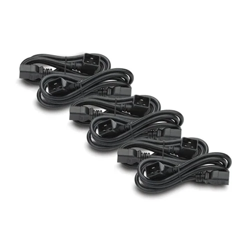 APC Power Cord Kit with 6 Leads C19 to C20 90 Degree 1.8m