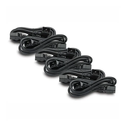 APC Power Cord Kit with 6 Leads C19 to C20 90 Degree 1.2m