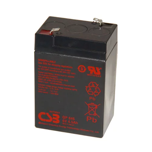 CSB GP645F1 4.5Ah 6Vdc Battery