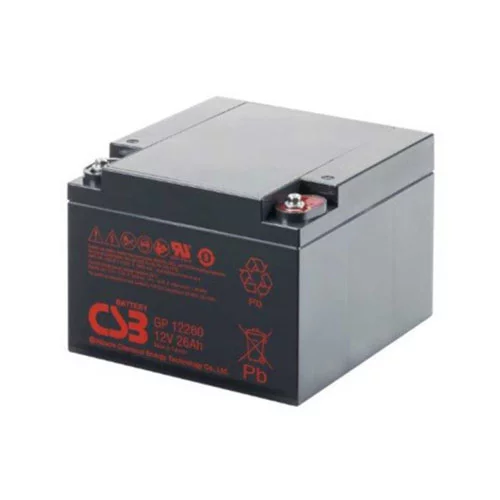 CSB GP12260I 26Ah 12Vdc Battery