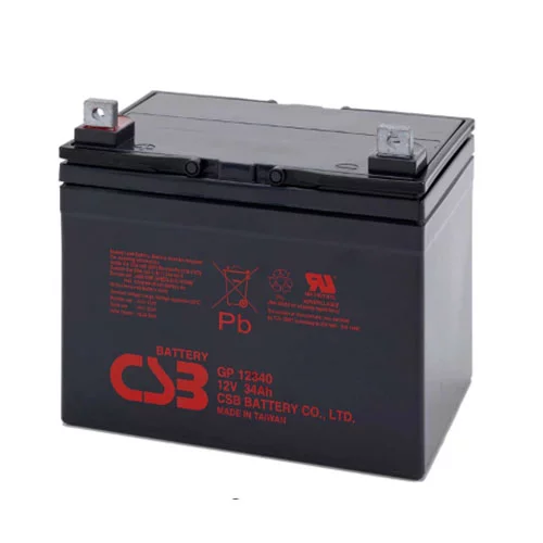 CSB GP12340 34Ah 12Vdc Battery