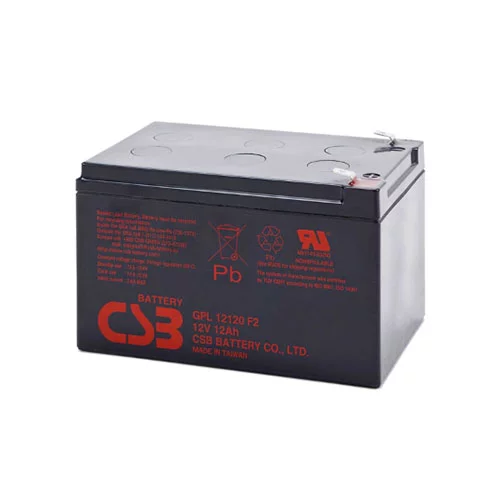 CSB GPL12120F2 12Ah 12Vdc Battery