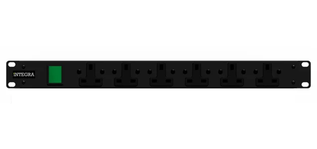 Basic PDU 6xUK Outlets Unswitched with 3m Lead 32A Plug 1U