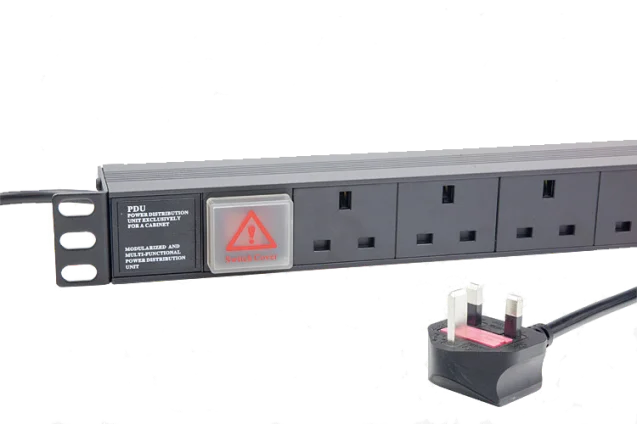 Basic Vertical PDU 8xUK Outlets Switched 1.8m Lead 13A UK plug