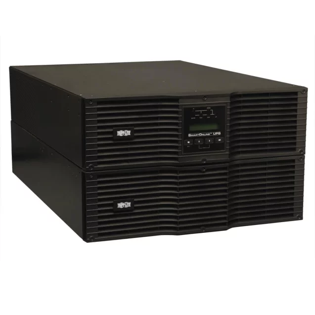 Tripp Lite SU SmartOnline 8kVA 7.2kW RT 6U Rackmount Tower On-line Extended Runtime UPS with Bypass Switch Hardwired C19 Outlets