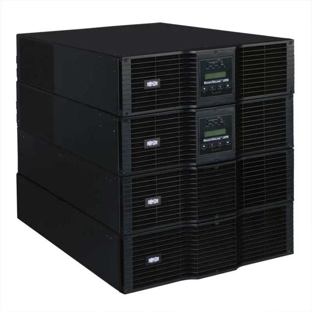 Tripp Lite SU SmartOnline 16kVA 14.4kW RT 12U Rackmount Tower N+1 Double-Conversion Extended Runtime UPS with Bypass Switch Hardwired Input Outputs