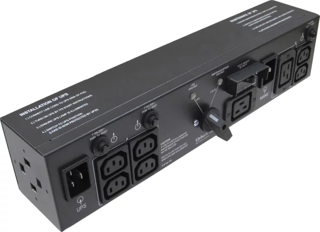 Vertiv MicroPOD MP2-220L 2U Rackmont UPS Bypass and Power Distribution Unit (PDU) with C13 and C19 Outlets