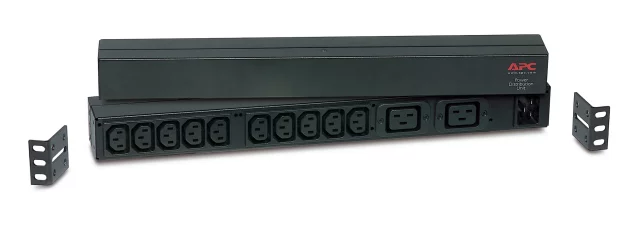 APC Rack PDU Basic Horizontal 1U 10 C13 2 C19 Outlets 16A 209/230V Input