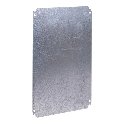 Schneider Plain mounting plate H800xW600mm made of galvanised sheet steel
