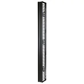 APC NetShelter Valueline Vertical Cable Manager for 2 and 4 Post Racks 96Hx6W inches Single-Sided with Door