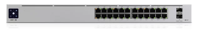 Ubiquiti UniFi Pro 24-Port 1U Rackmount PoE Managed L2/L3 Gigabit Ethernet Network Switches 10/100/1000