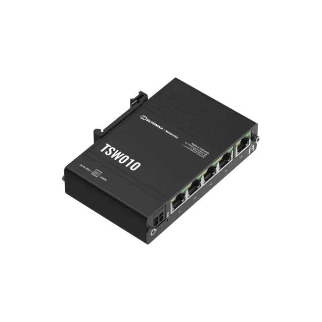 Teltonika TSW010 DIN Rail Ethernet Switches