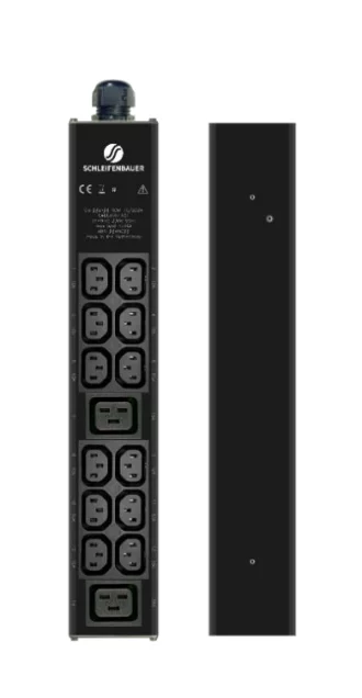 Schleifenbauer Basic 0U Vertical rPDU Single Phase 16A Input with 12 C13 and 2 C19 Outlets