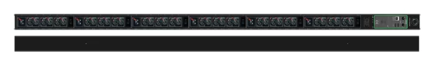 Schleifenbauer Intelligent Double Vertical Managed rPDU Three Phase 32A Metered Input with 6 Metered Branches and 18 IEC Lock C13 and 24 IEC Lock Combi CX C13/C15 Outlets