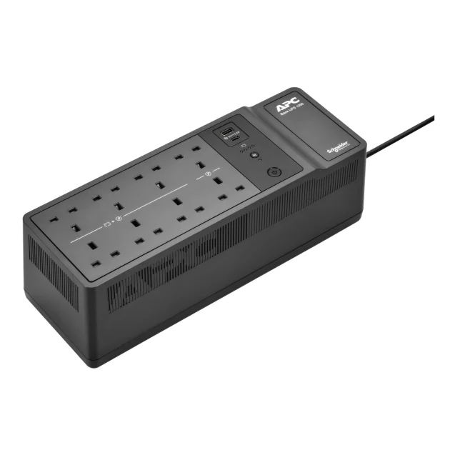 APC Back-UPS BE 1050VA UPS USB with UK BS1363 Outlets and USB Charging Ports