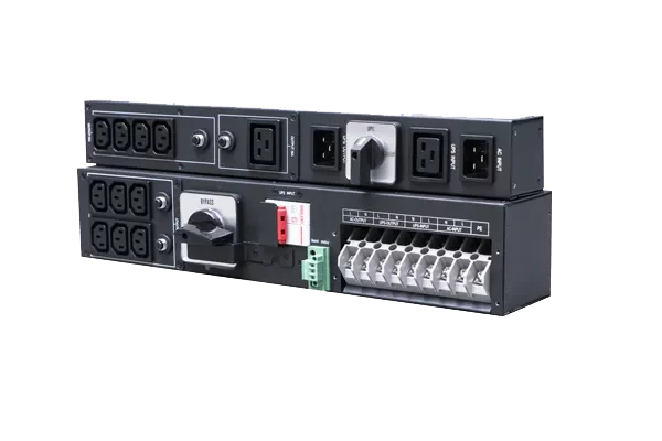 AEC 6-10 kVA Rack Mount UPS Bypass Switches with Sockets