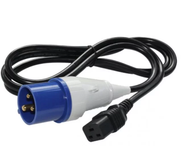 SRE 16A Commando Plug to IEC C19 Power Cable 2m
