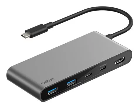 Belkin Connect 7-Port USB-C Hub with Dual USB-C Ports
