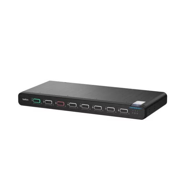 Belkin Universal DisplayPort Secure KVM Switch8-Port Single Head with CAC