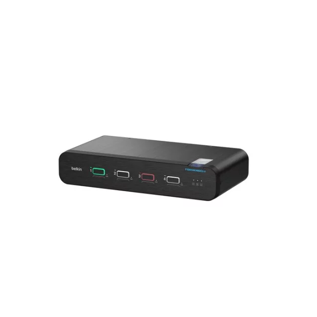 Belkin Universal DisplayPort Secure KVM Switch4-Port Single Head with CAC and USB-C
