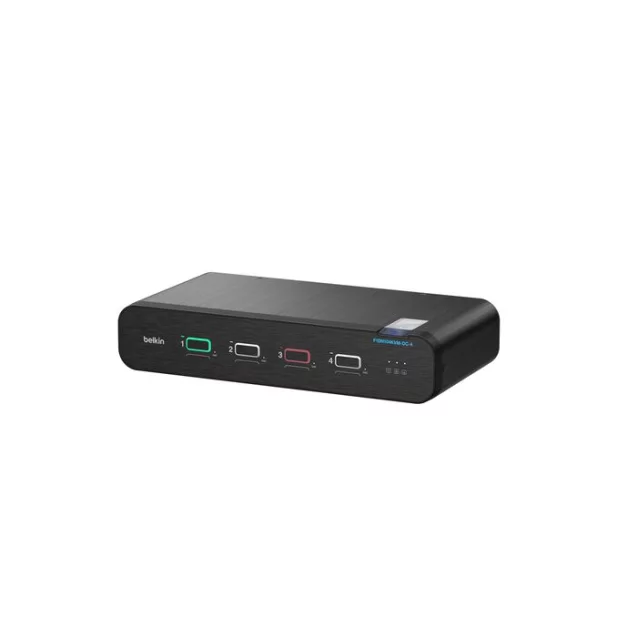 Belkin Universal DisplayPort Secure KVM Switch4-Port Single Head with CAC