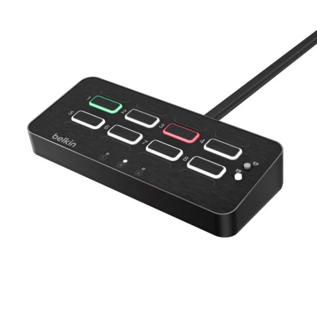 Belkin DuoClave Secure KVM with Remote Control 8-Port