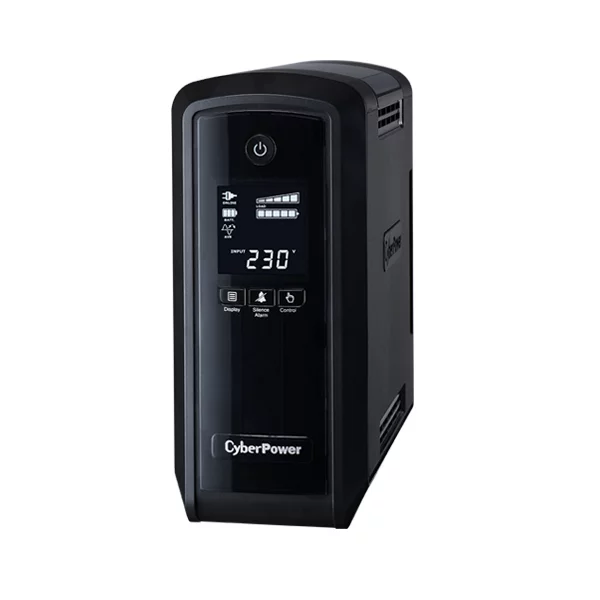 CyberPower CP900EPFCLCD-UK Line Interactive 900VA Tower UPS with IEC and UK Outlets