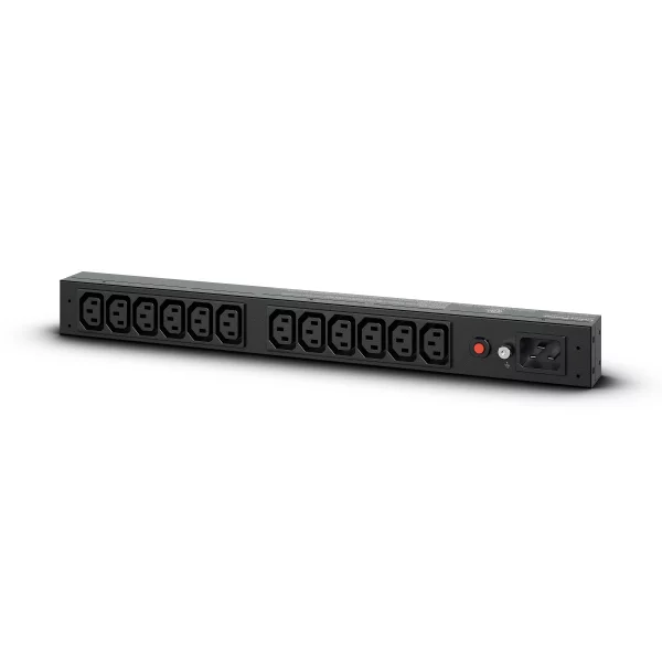CyberPower PDU20BHVIEC12R Basic Power Distribution Units 1U Horizontal with 1 IEC C20 Input 12 IEC C13 Outputs