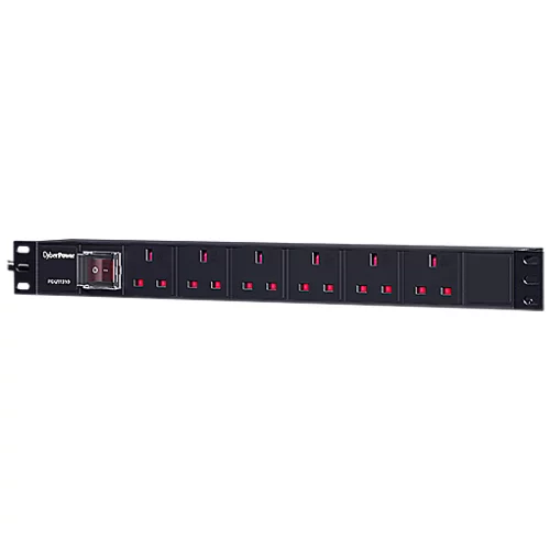 CyberPower CYPWER PDU11310 Basic Power Distribution Units with 1 UK Plug Input 6 UK Socket Outlets