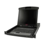 APC 17inch Rack LCD Console Integrated 8 Port Analog KVM Switch