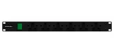 Basic PDU 6xUK Outlets Unswitched with 3m Lead 32A Plug 1U