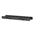 APC NetShelter Cable Management Horizontal Cable Manager 1U Single Side with Cover Black 483x44x110mm