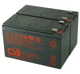 Replacement Riello UPS Battery Kit - 2 x 12V 9Ah Batteries - Net Power, Vision Tower UPS