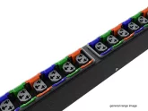 Vertiv Geist Rack PDU Monitored - Outlet Level - 0U 3phase IEC 60309 230V 63A 48 C13/C19 Combination Outlets