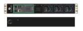 Schleifenbauer Intelligent 1U Horizontal Metered rPDU Three Phase 16A Metered Input with 3 IEC Lock C13 and 3 IEC Lock Combi CX C13/C15 Outlets
