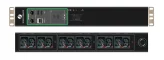 Schleifenbauer Intelligent Double Horizontal Monitored rPDU Three Phase 16A Metered Input with 6 IEC Lock C13 and 6 IEC Lock Combi CX C13/C15 Outlets