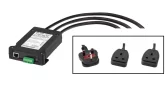 Netio PowerCable 2KG with 2 Smart Metered Power Outputs (16A Max), 2 Digital Inputs with UK Plug and Sockets